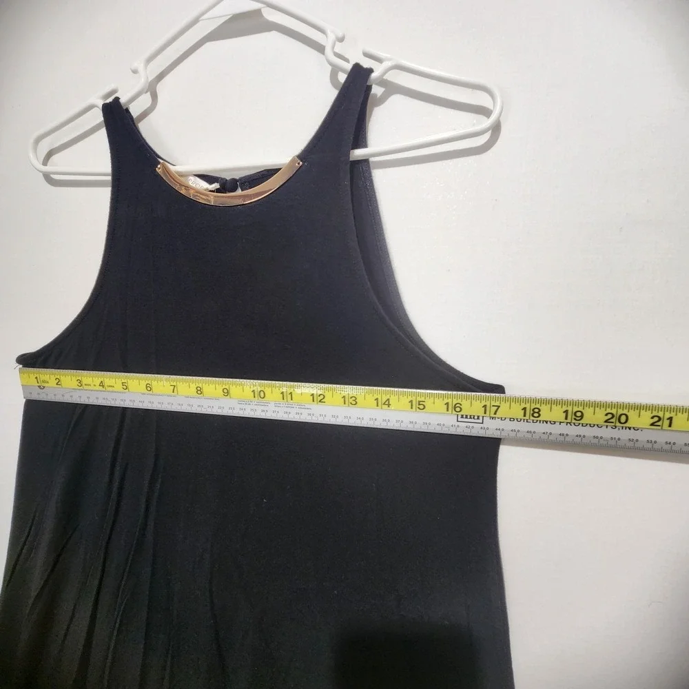 Boston Proper Elegant Women's Dressy Minimalist‎ Black Dress Size M